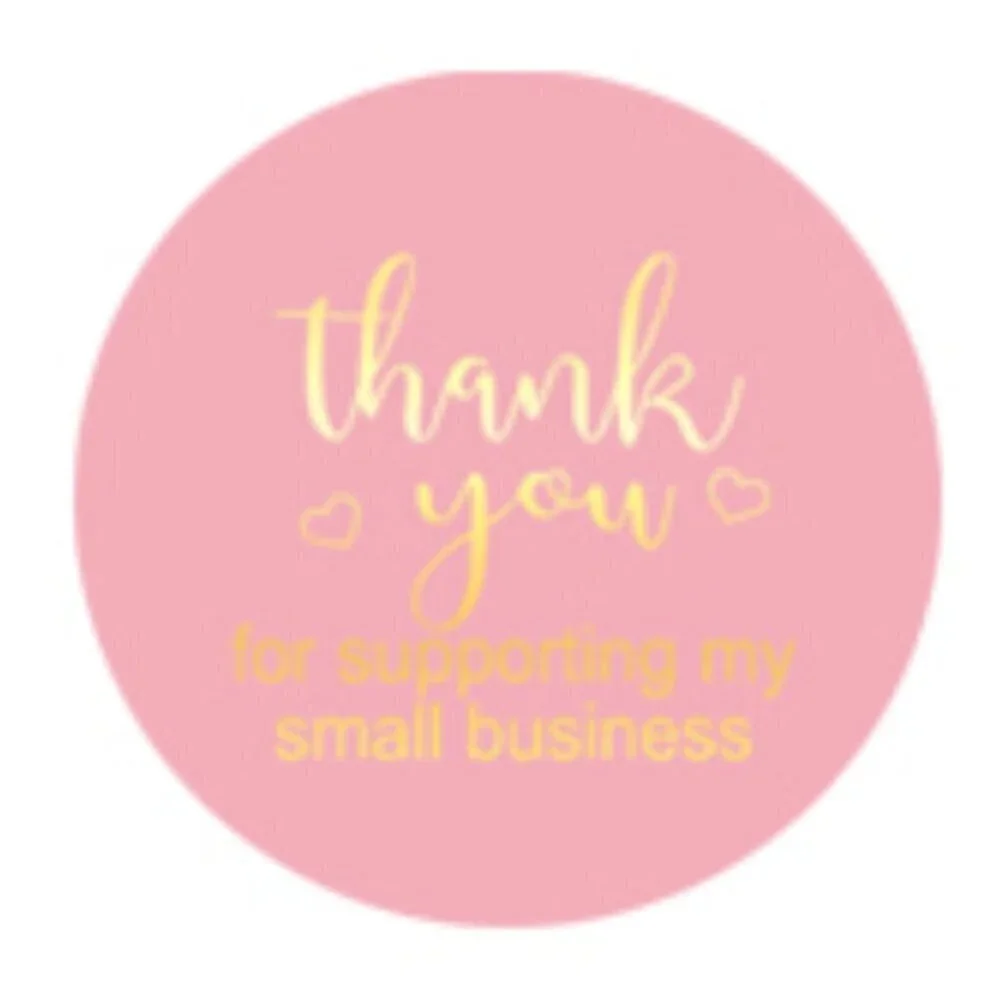 500 PCS Thank You For Supporting My Small Business 1
